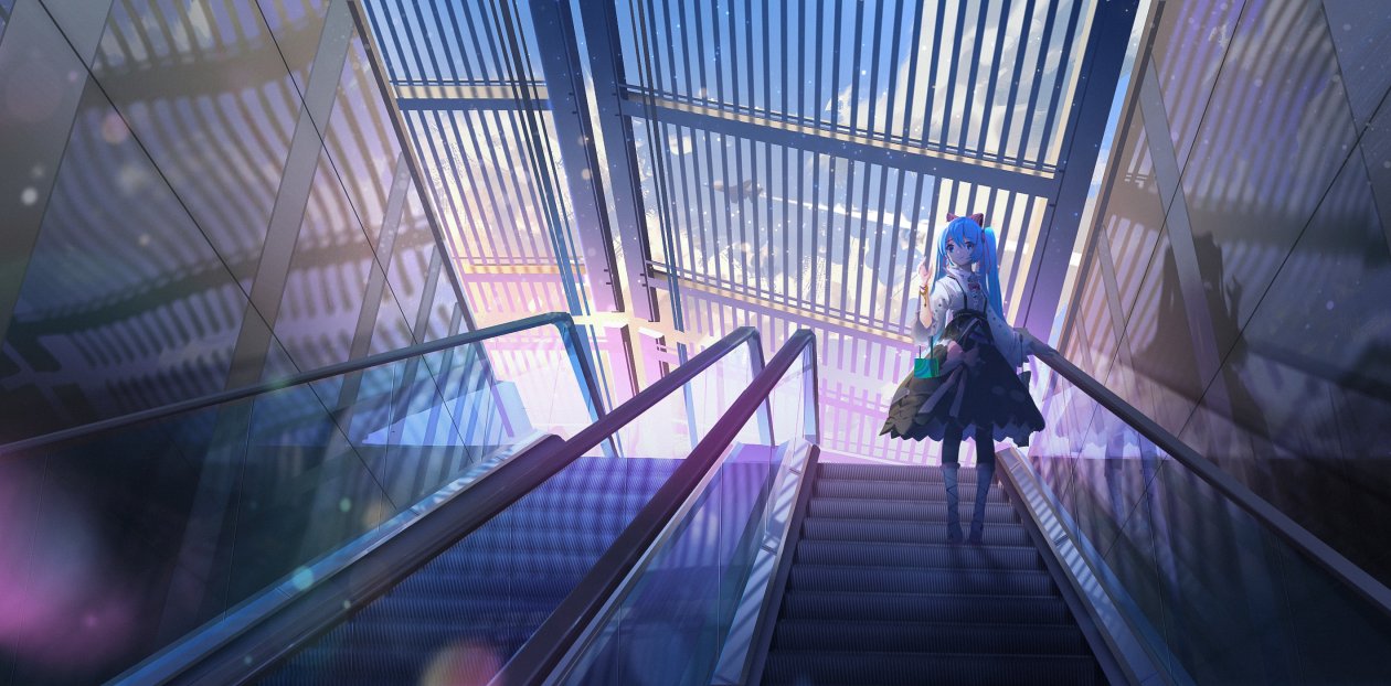 Hatsune Miku Escalator