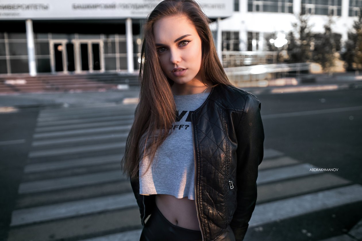 Girl Looking At Lens