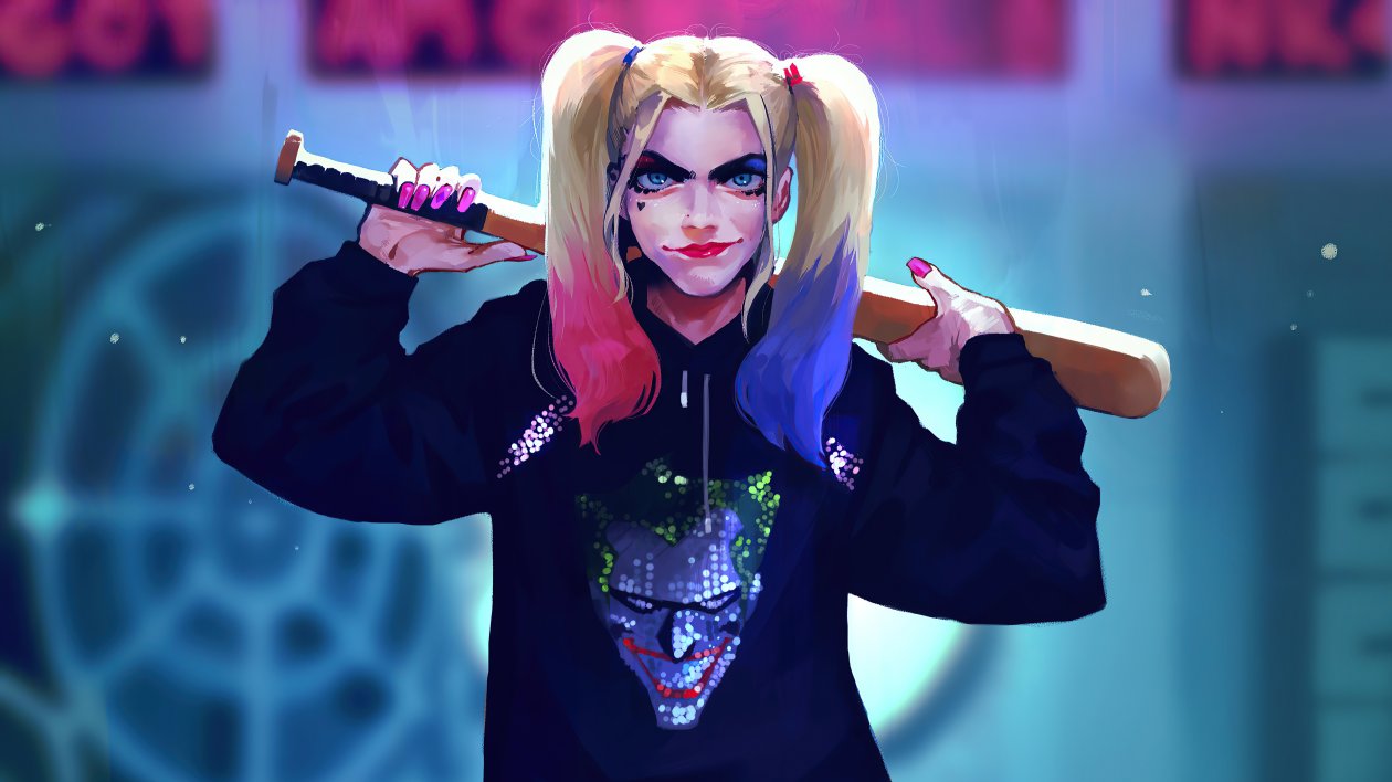Harley Quinn Hoodie With Style 4k