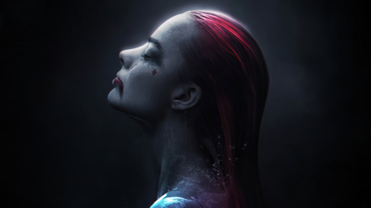 Harley Quinn Blood Bath 4k