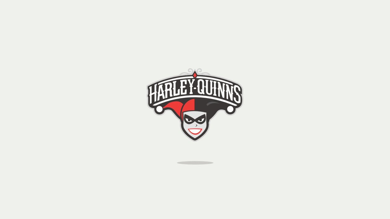 Harley Quinn Minimal Logo 4k