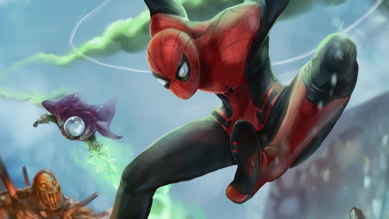 Spider Man Farfrom Home Artwork