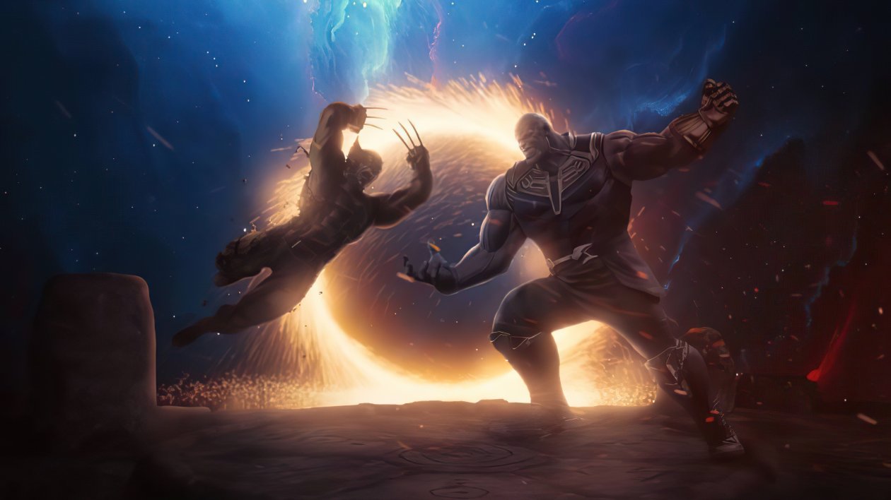 Thanos Vs Wolverine 4k