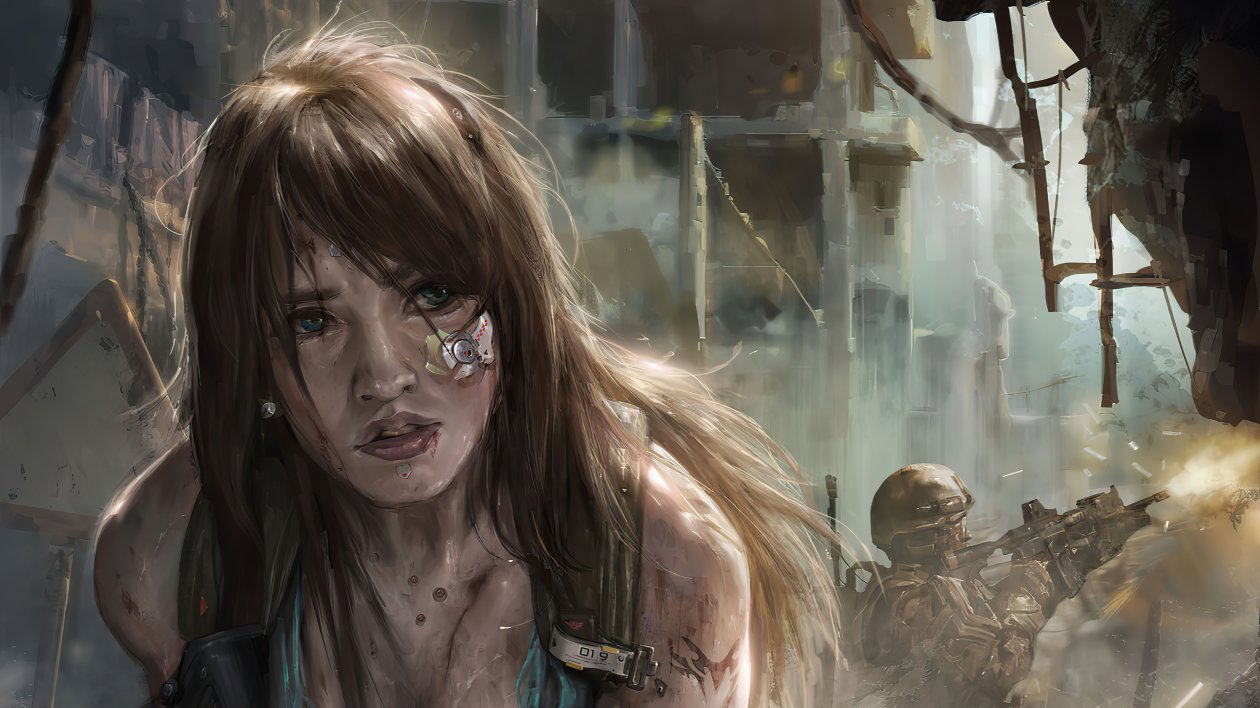 Female Soldier