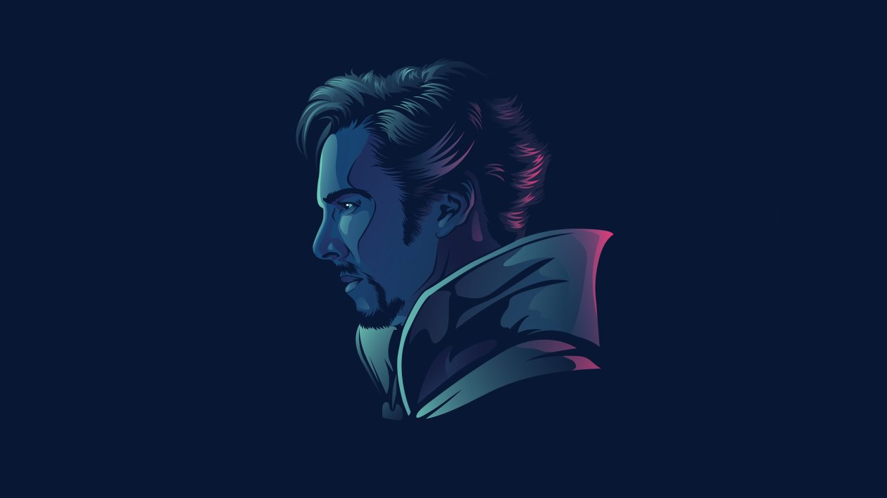 Doctor Strange Minimalist 4k