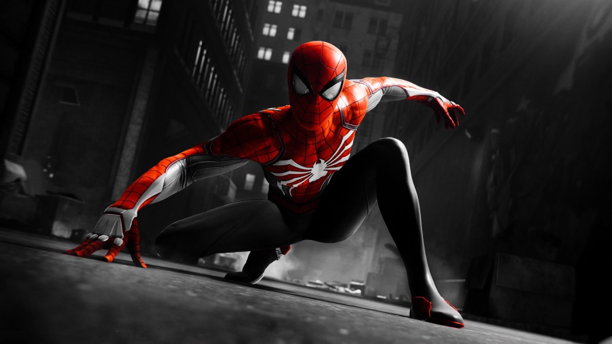Black And Red Spiderman 4k