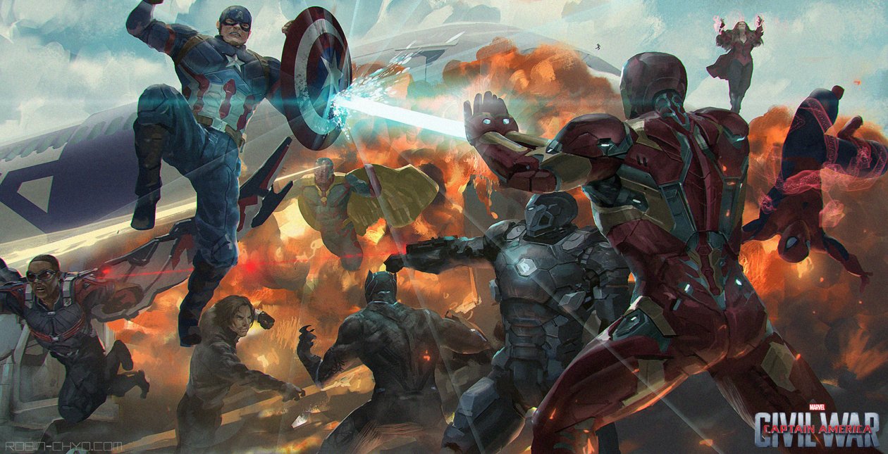 Captain America Civil War Artwork