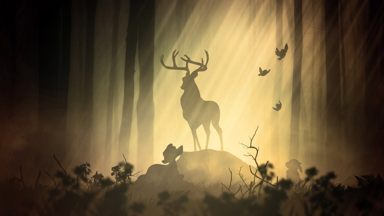 Deer Fantasy Forest