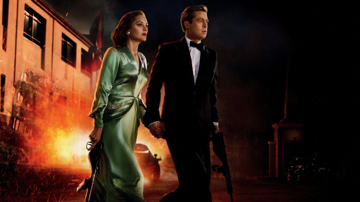 Allied Brad Pitt Marion Cotillard
