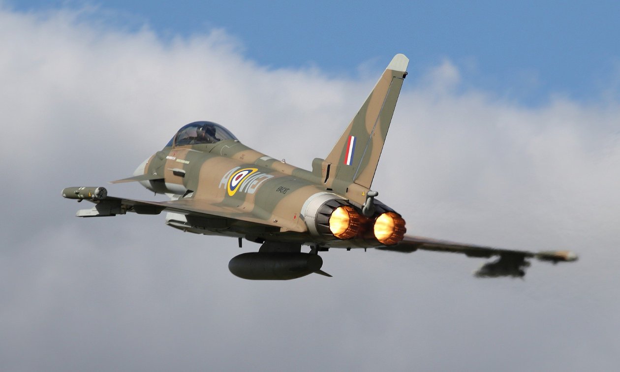 Eurofighter Typhoon Jet Fighter Aircraft Warplane