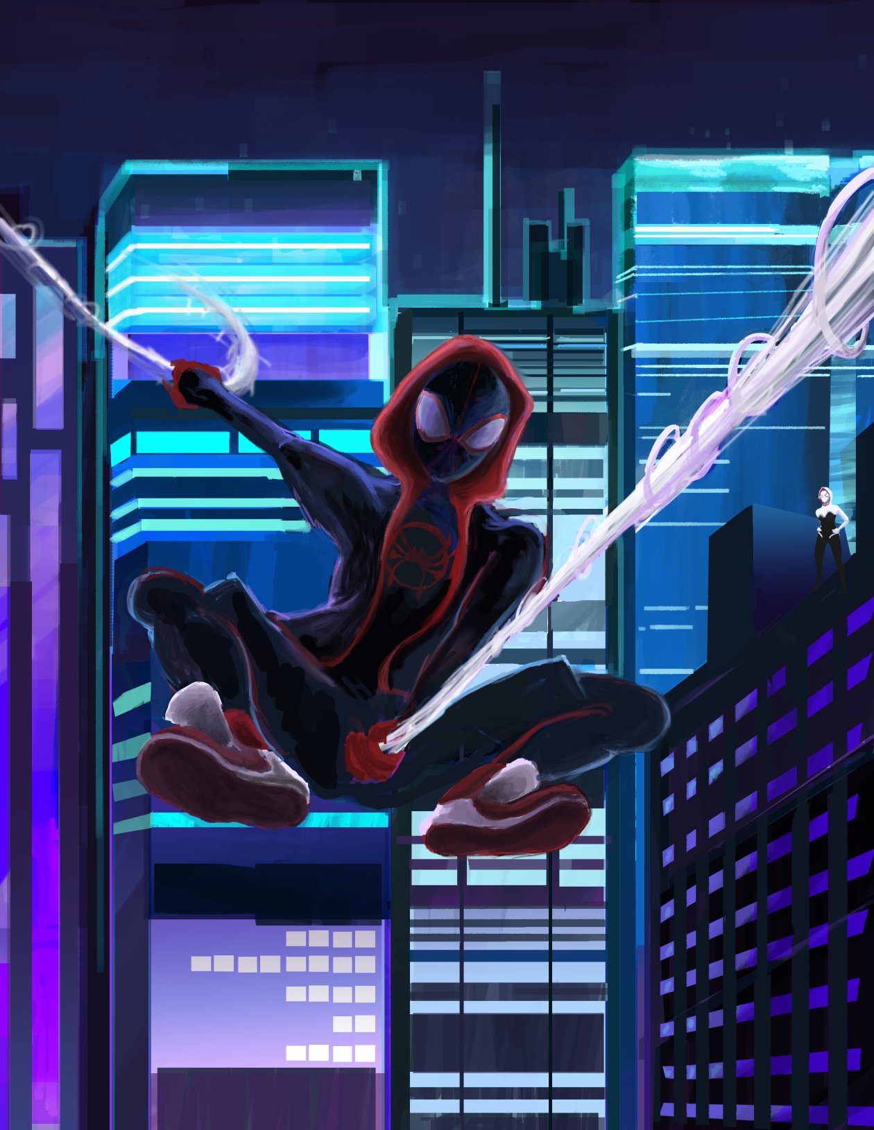 SpiderMan Into The Spider Verse New Artworks