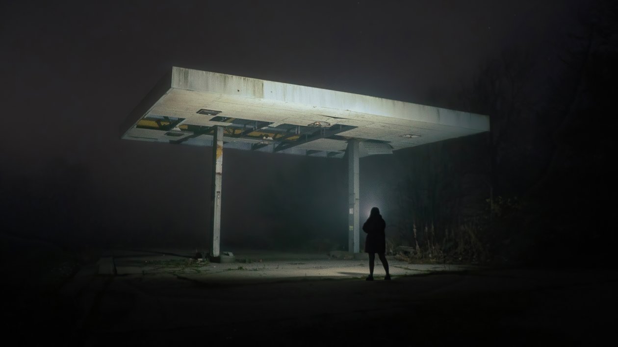 Following The Path To Gas Station