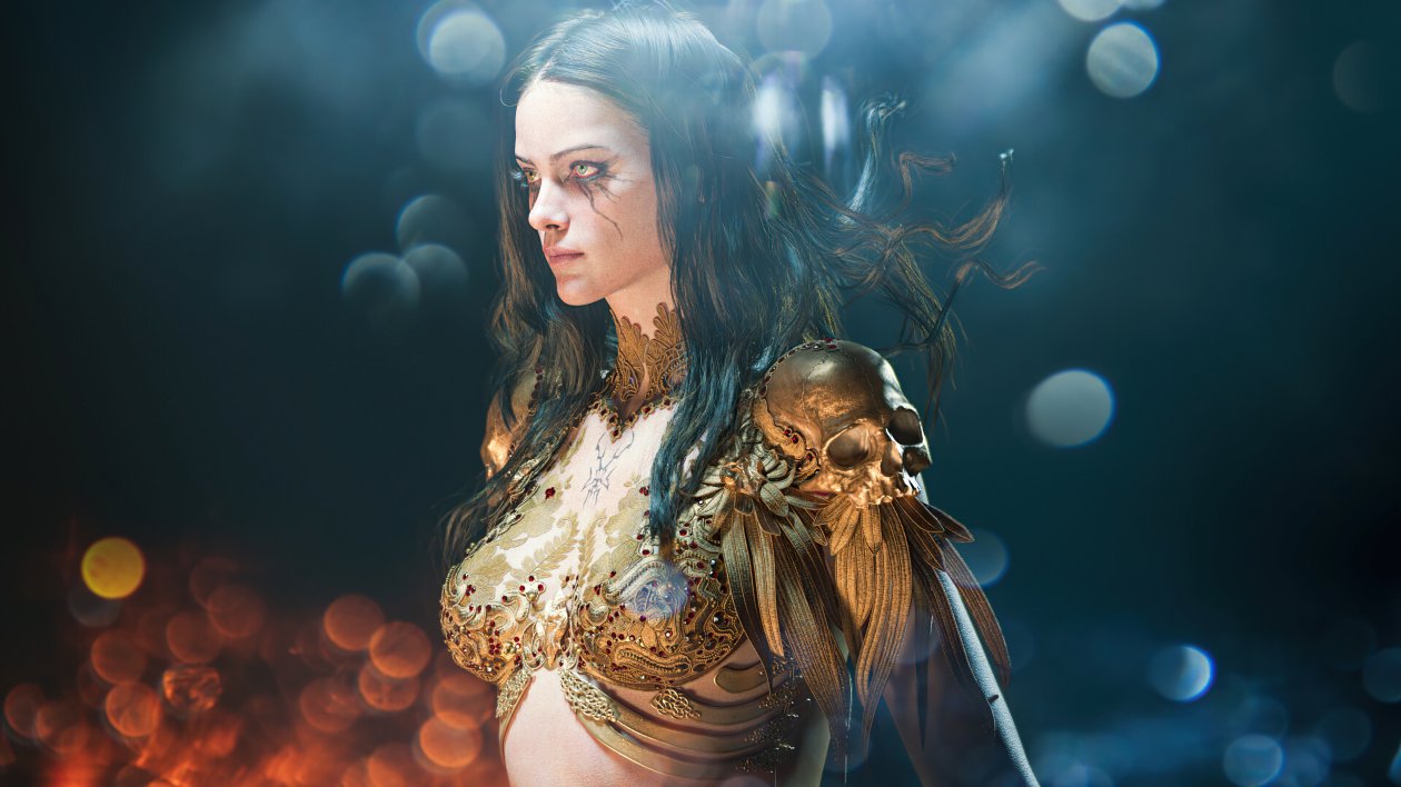 Fond d'écran Necromancer 4k