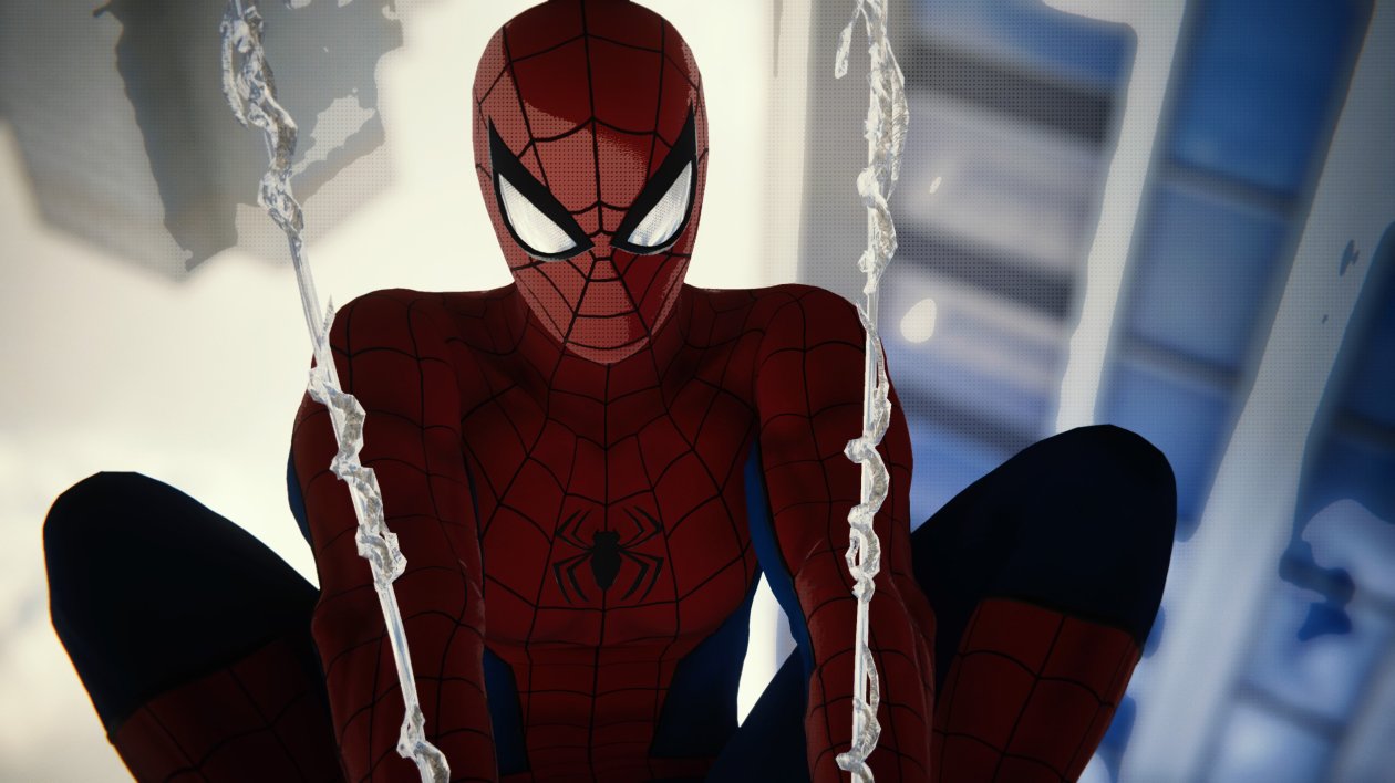 Spiderman Shooting Web 4k