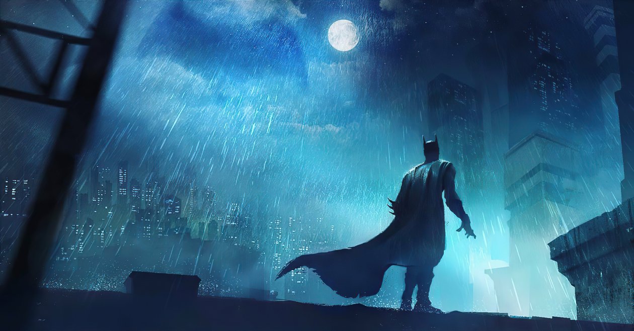 Batman Fighting Crime 4k