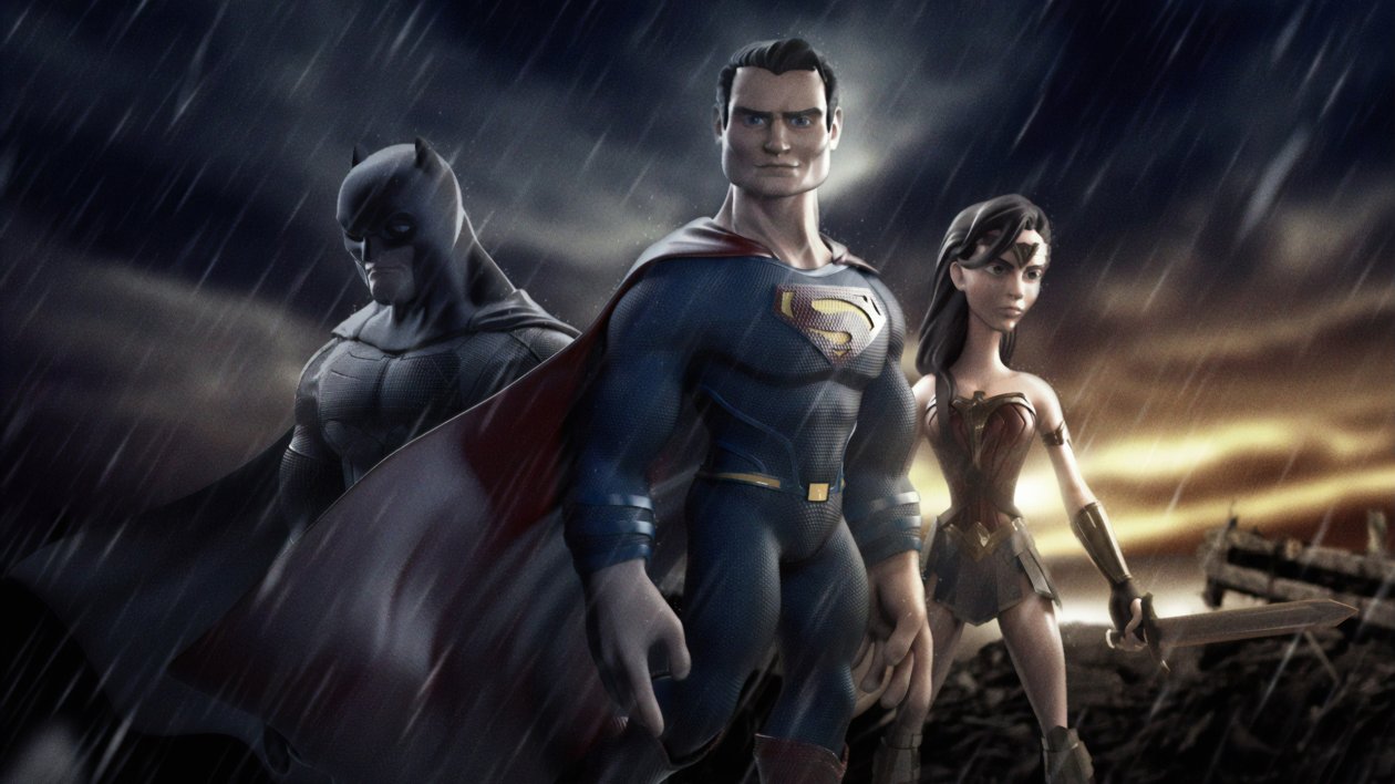 Artwork Batman Superman Wonder Woman