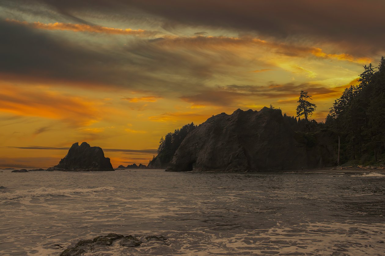 Rialto Beach Hole In The Wall Olympic National Park