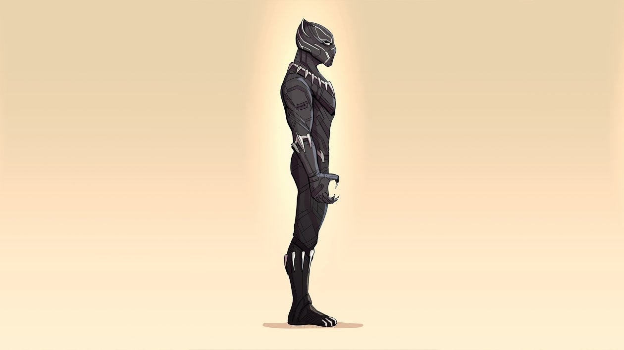 Black Panther 4k Minimalism