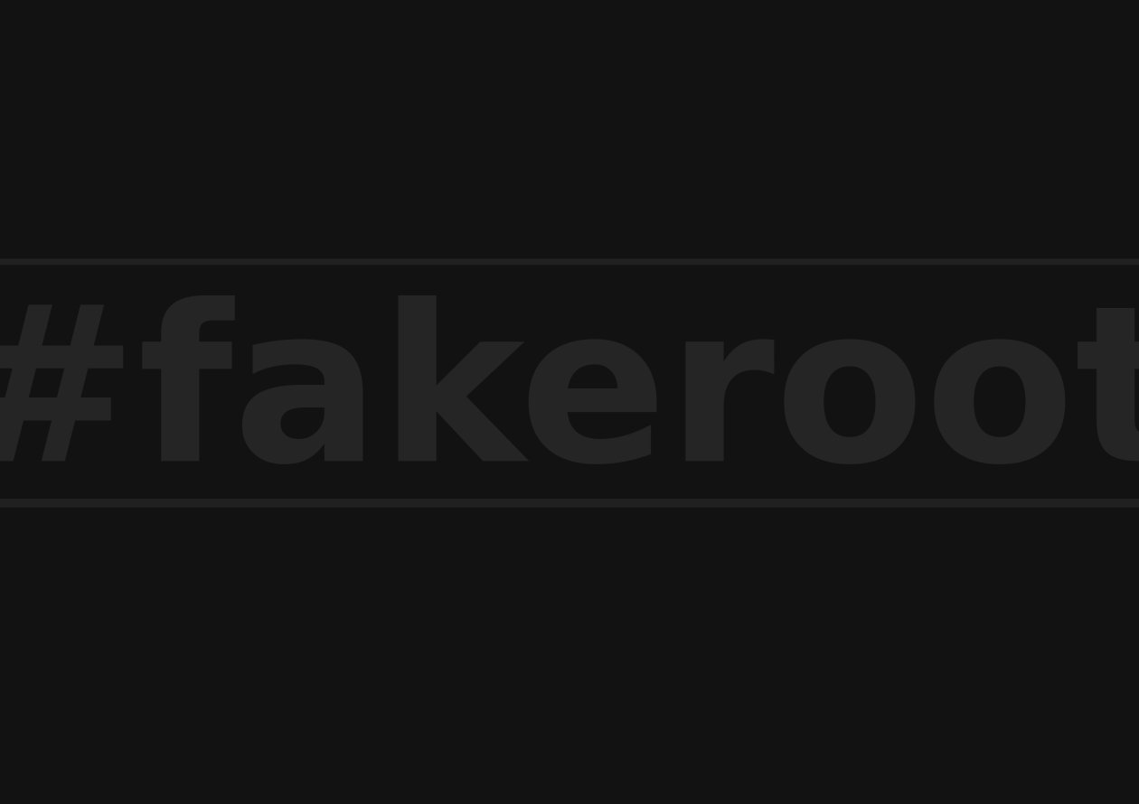 Fakeroot Typography 4k