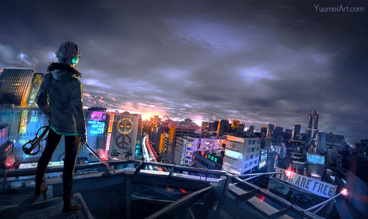 Cyberpunk Cityscape