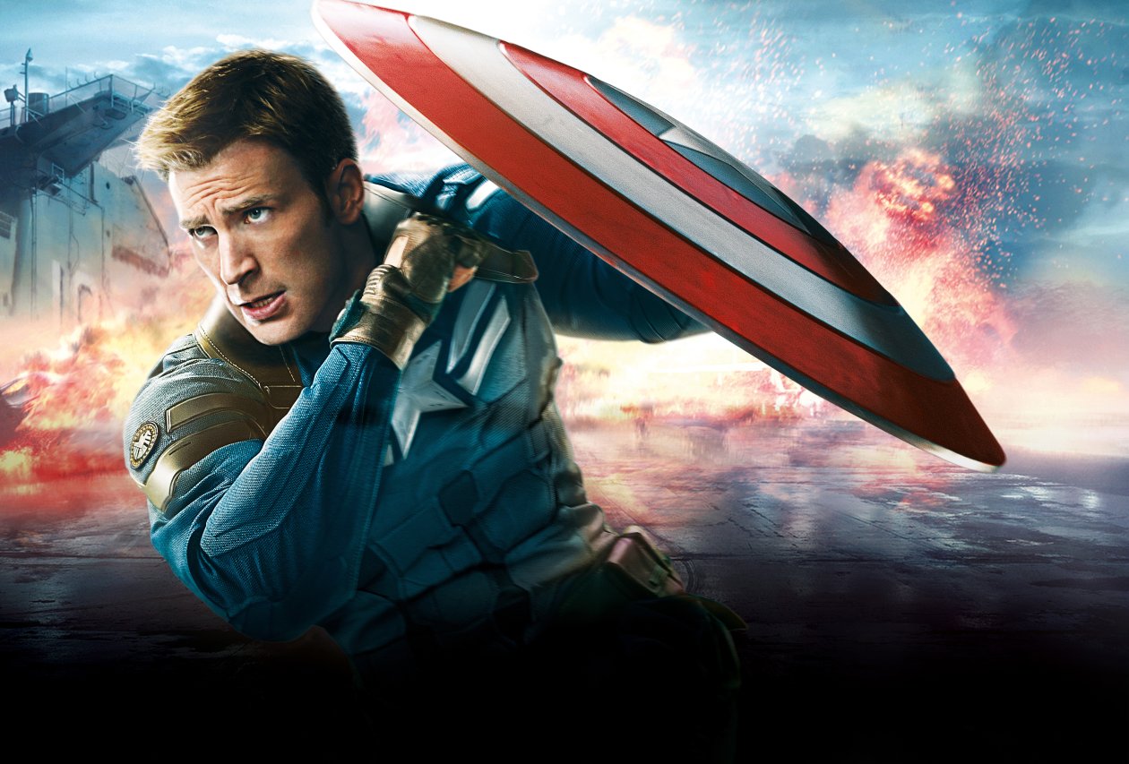 Chris Evans Captain America Army 8k