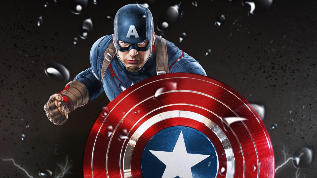 Art Captain America 4k
