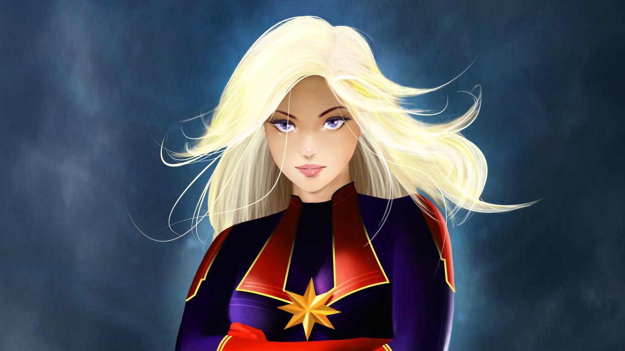 New Captain Marvel Art