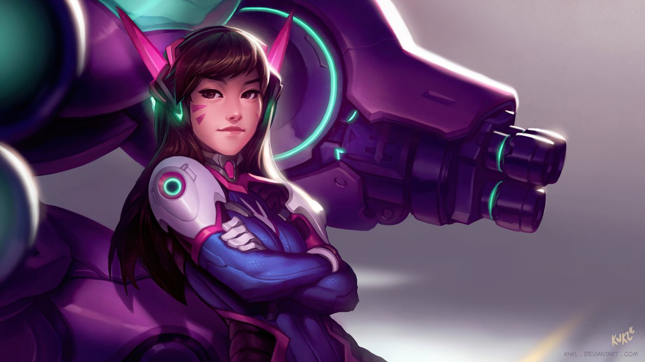Dva Overwatch Game Artwork 4k