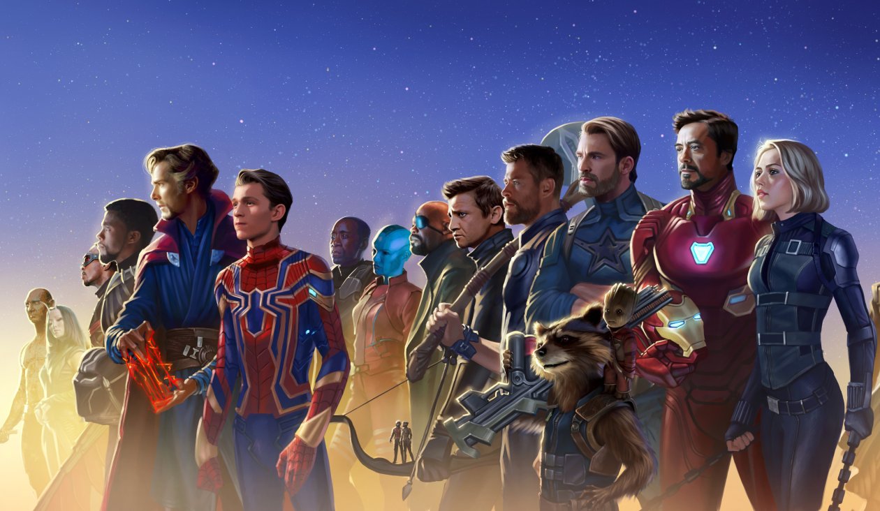 Avengers Infinity War 5k Artwork