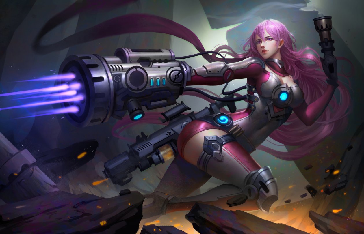 Warrior Fantasy Girl Futuristic