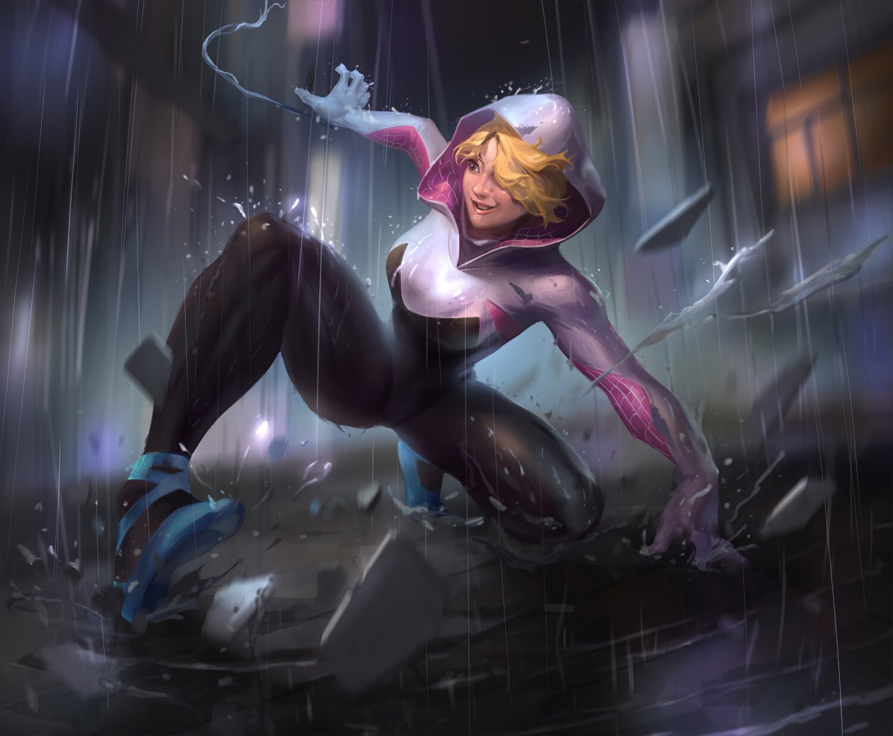 Gwen Stacy Skid 4k