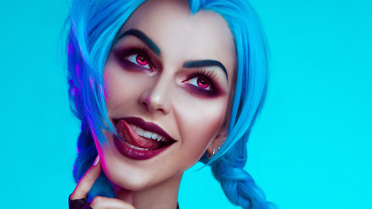 Jinx From League Of Legends Cosplay 4k