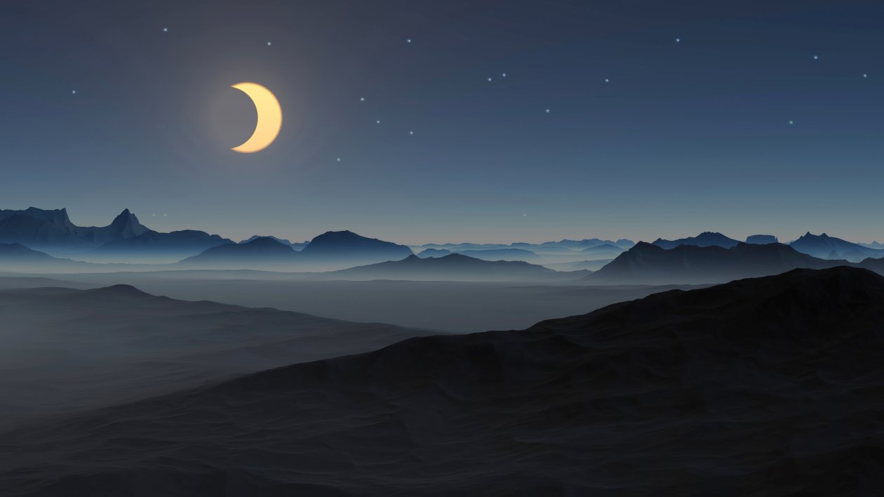 Moon Stars Mountains 5k