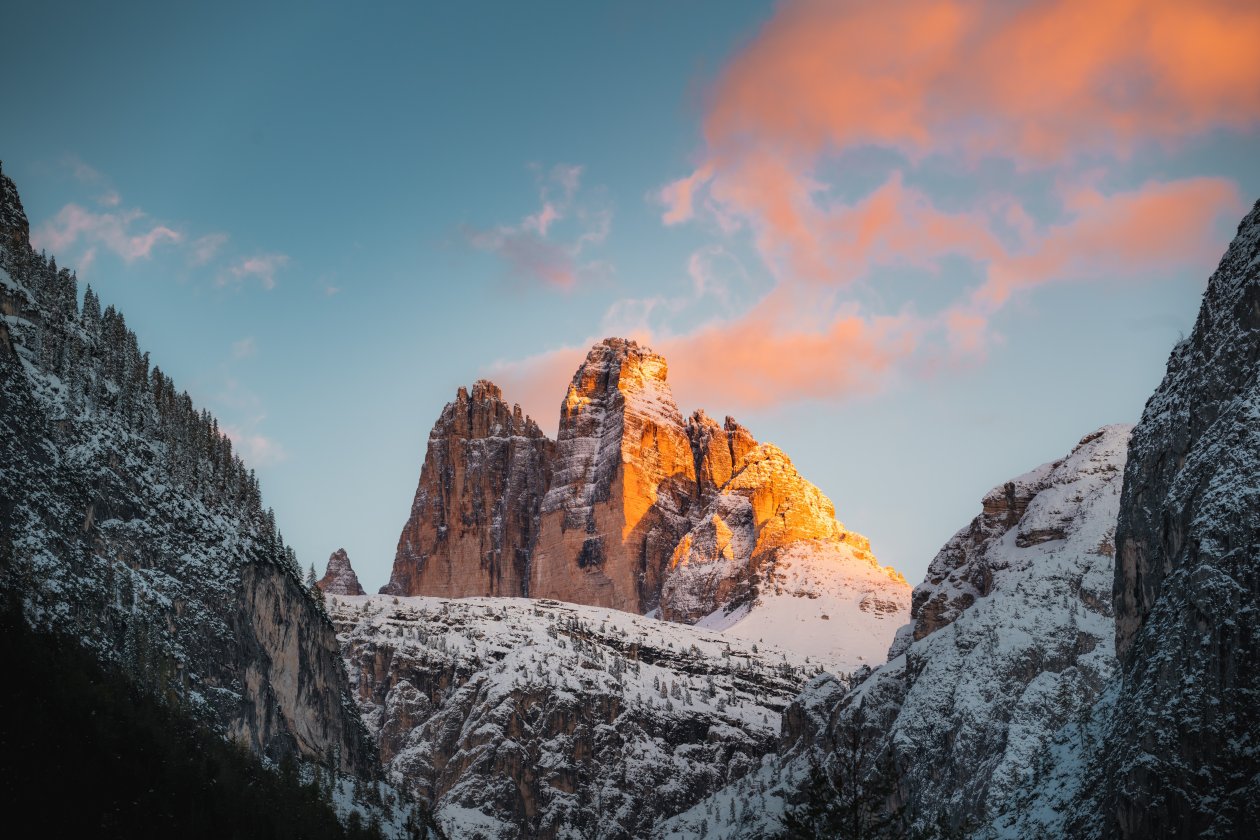 Brown Rocky Mountains Under Blue Sky 8k