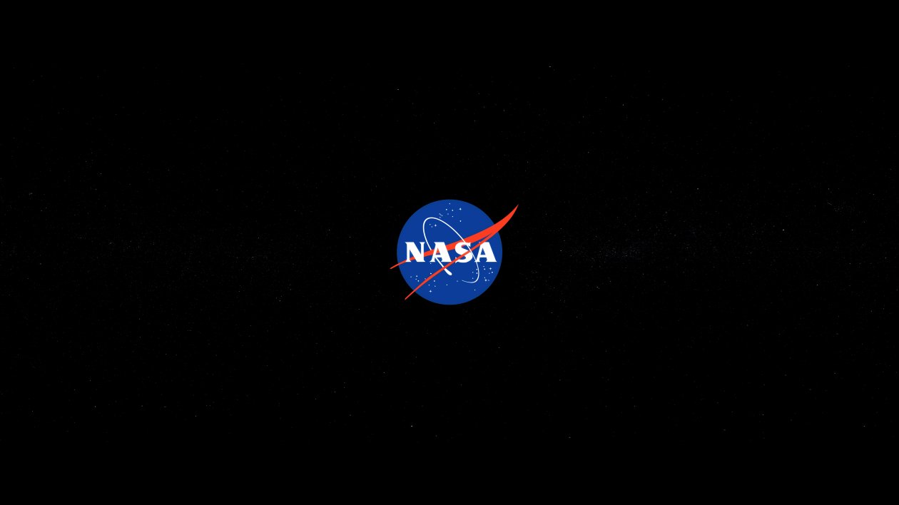 Nasa Logo Black Oled 5k