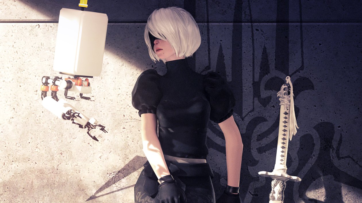 Nier Automata Game Art 4k