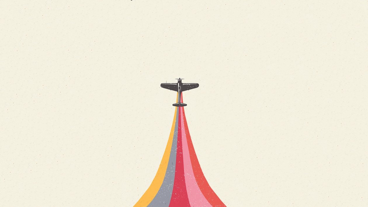 Plane Minimal Art 4k