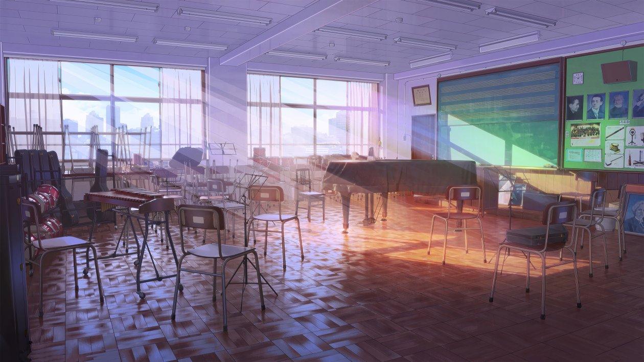 Music Classroom Anime 4k