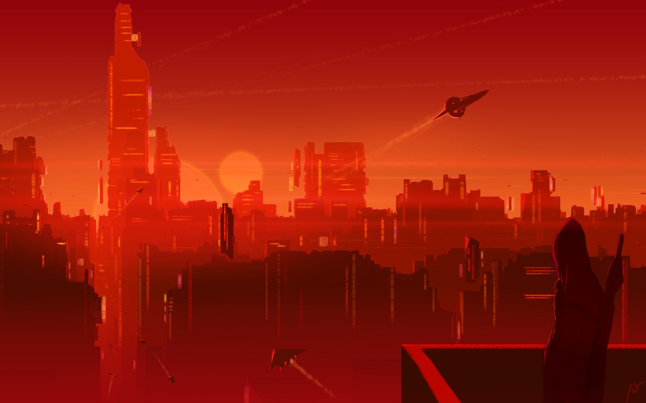 Scifi City Skyscraper Buildings