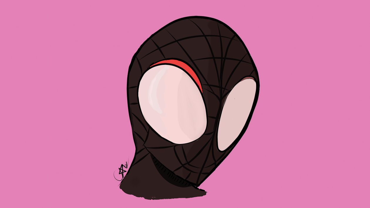 Spiderman Minimal Pink 4k