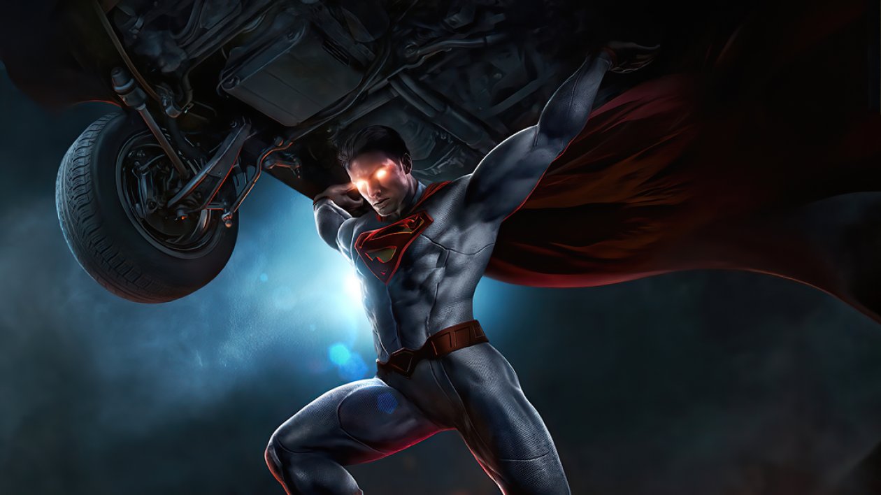 Superman Lifting Car