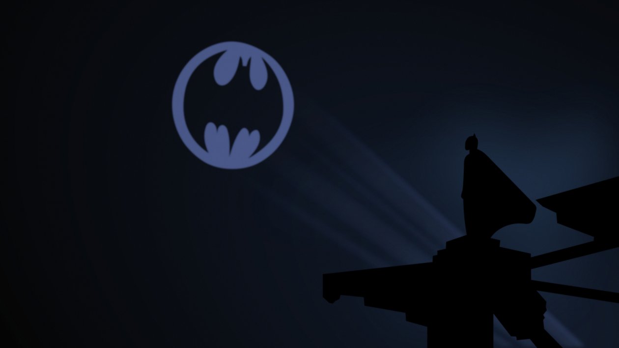 Batman And His Bat Signal