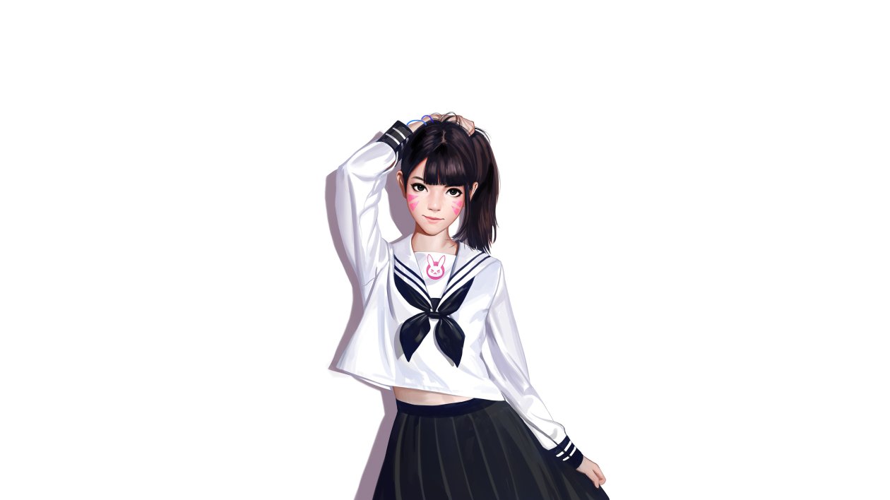 Dva As School Girl