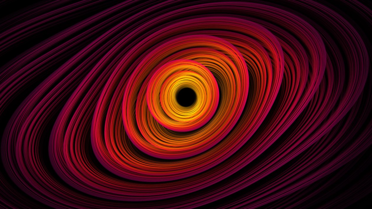Abstract Circle Fractal 4k