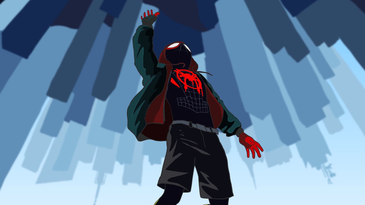 Spiderman Man Verse 4k