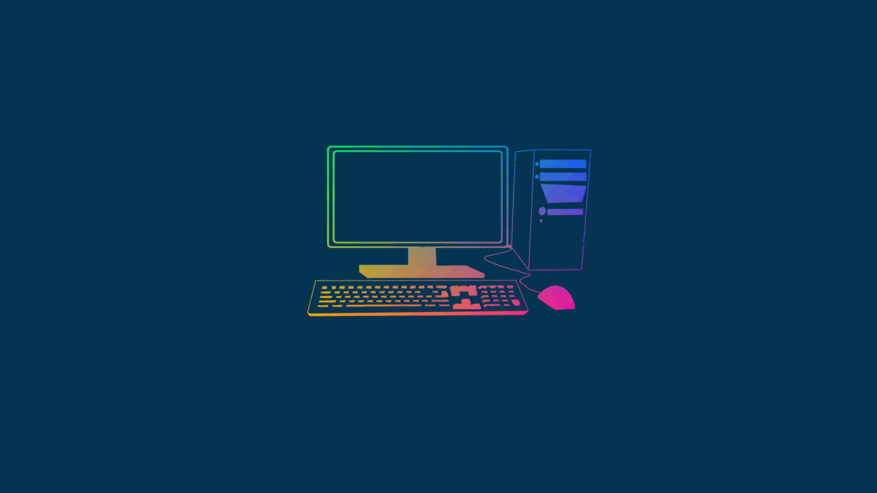 Computer Desktop Minimalism