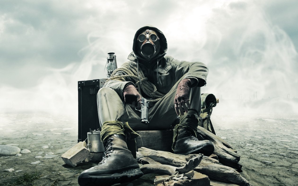 Gas Mask Soldier Apocalypse