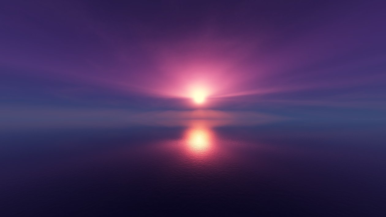Golden Hour Reflection Minimalist
