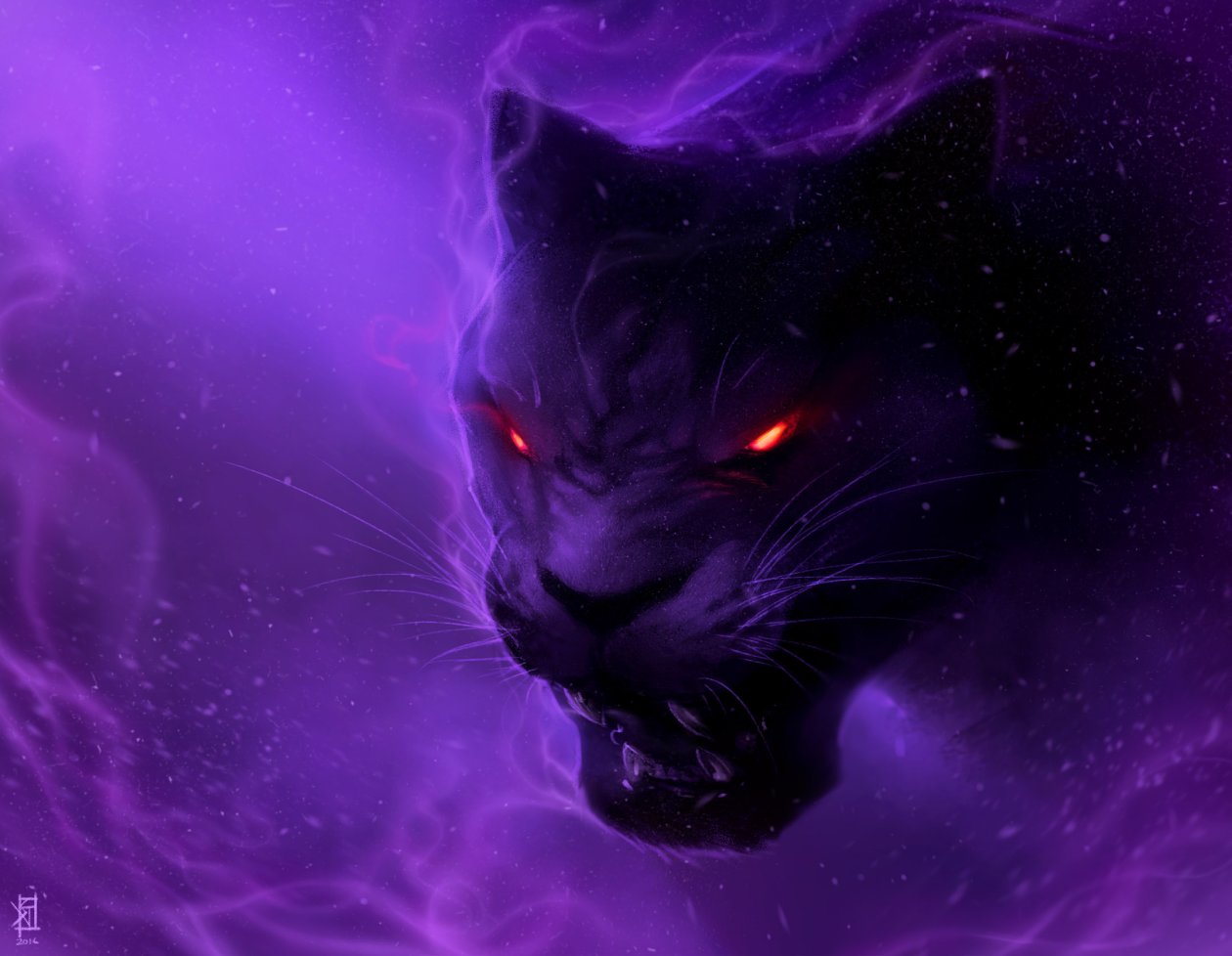 Black Panther Digital Art Illustration
