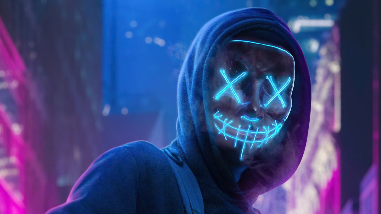 Anonymus Guy With Bag 4k